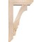 Ekena Millwork Balboa Slat Smooth Bracket w/ Offset Brace, Douglas Fir, 5 1/2"W x 18"D x 30"H BKT0604X18X30BOA06SDF - alternate 4